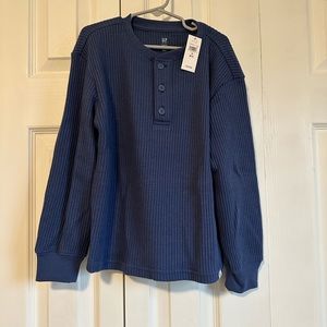 GAP boys Henley waffle top